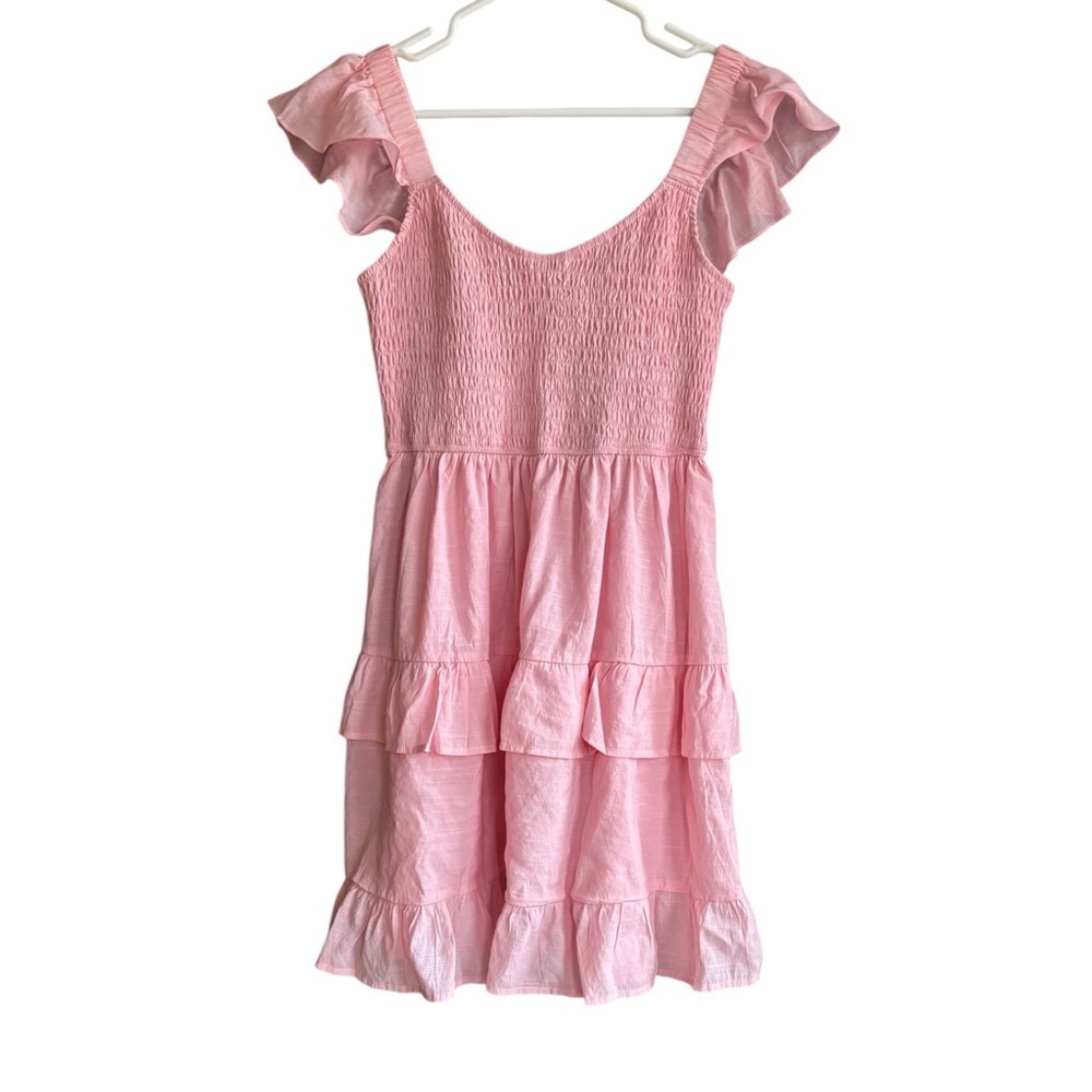 Pink Ruffled Dress